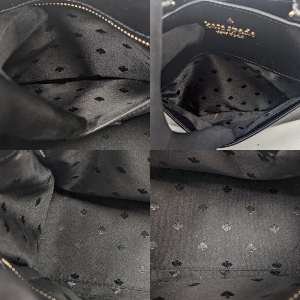 KATE SPADE Black Saffiano Leather medium sized shoulder bag - Picture 10 of 13